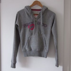 Pink&Co - Grey 1/2 Zip Hoodie